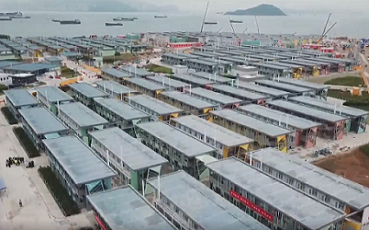 Помощь Гонконгу в борьбе с эпидемией 丨Guangya Aluminium помогает в строительстве гонконгских проектов изоляции сообществ Penny's Bay и Kai Tak